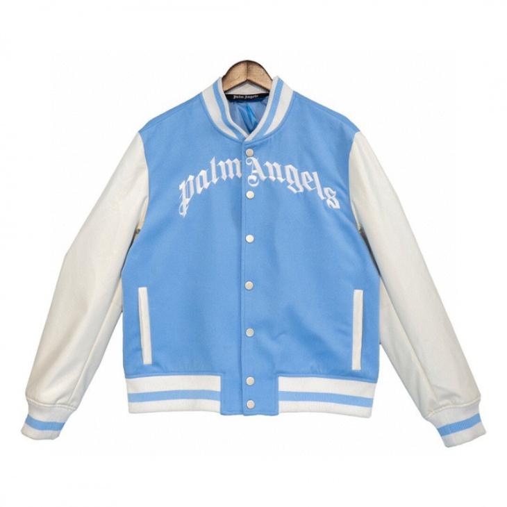 Blouson Varsity Cropped  En Laine Et Cuir  | Vestes, Manteaux & Blousons Femme Femme blanc