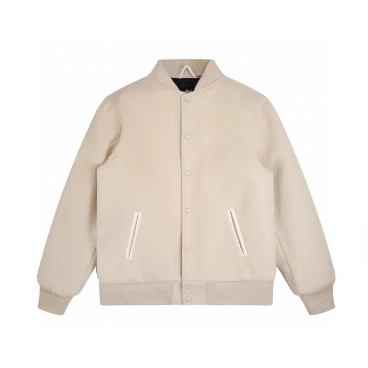 Blouson Varsity Cropped En Laine Et Fourrure 4G  | Vestes, Manteaux & Blousons Femme Femme blanc