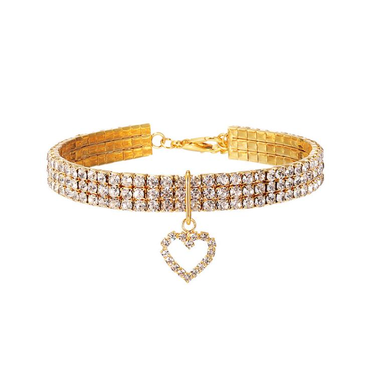 Bracelet 4G Crystal En Métal Avec Cristaux  | Bijoux Femme Accessoires Bijoux