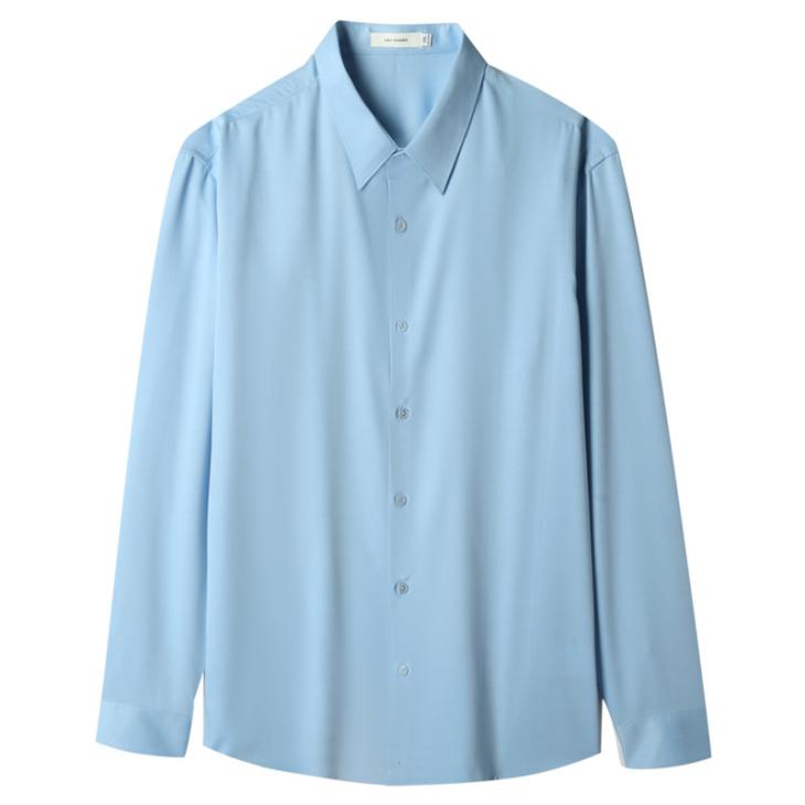 Chemise À Manches Longues  | Chemises Homme Chemises Bleu Ciel