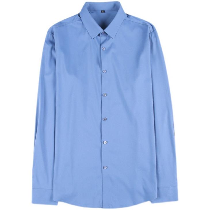 Chemise À Manches Longues  | Chemises Homme Chemises Bleu Office