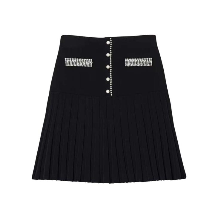 Jupe Courte Ornée De Perles  | Jupes & Shorts Femme Femme Femme