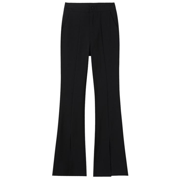 Pantalon De Costume Évasé En Crêpe Envers Satin  | Pantalons & Jeans Femme Femme Femme