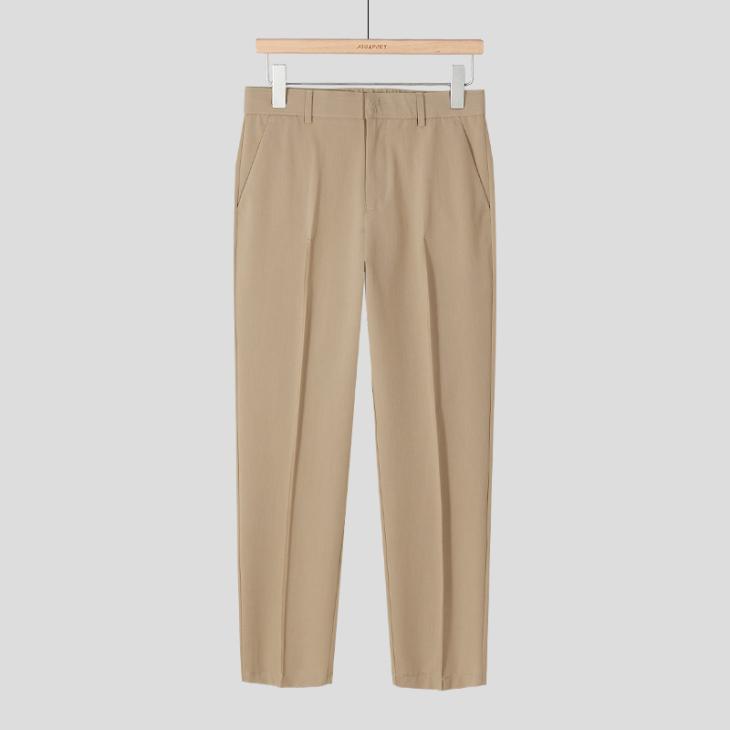 Pantalon De Costume En Laine  | Pantalons & Jeans Homme Homme Beige