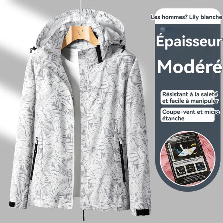 Parka Courte En Jacquard Chat  | Vestes, Manteaux & Blousons Homme Homme GRIS CLAIR MELANGE