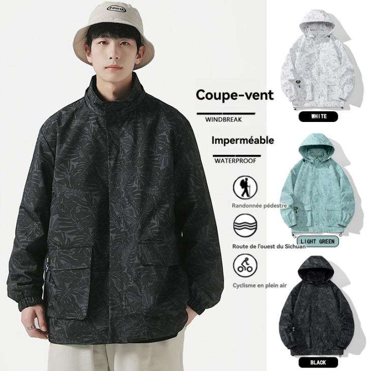 Parka En Jacquard Chat  | Vestes, Manteaux & Blousons Homme Homme GRIS CLAIR MELANGE