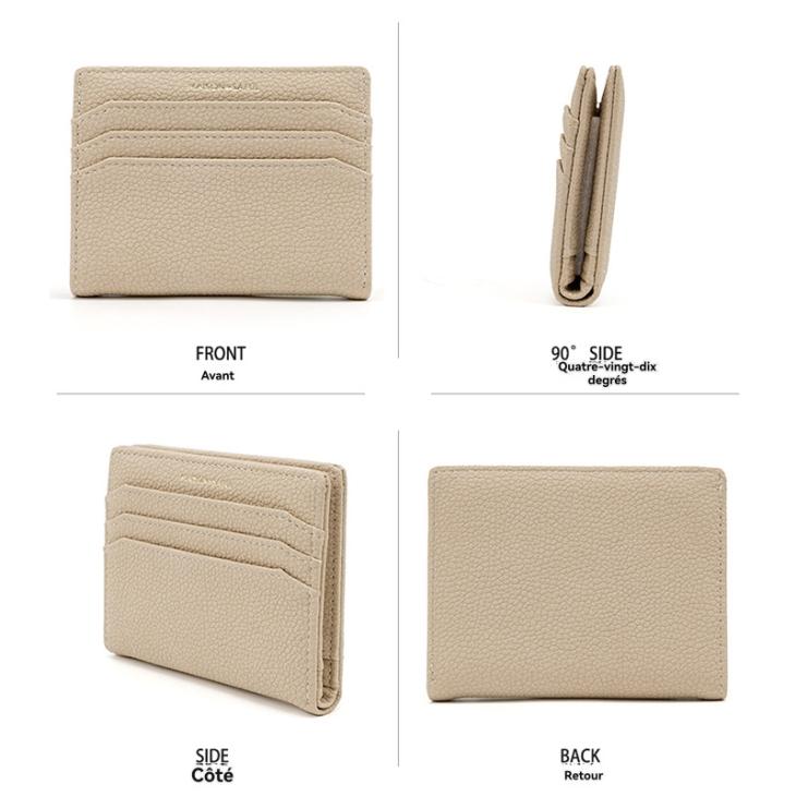 Porte-Cartes En Cuir Classique 4G  | Sacs Homme Accessoires Beige