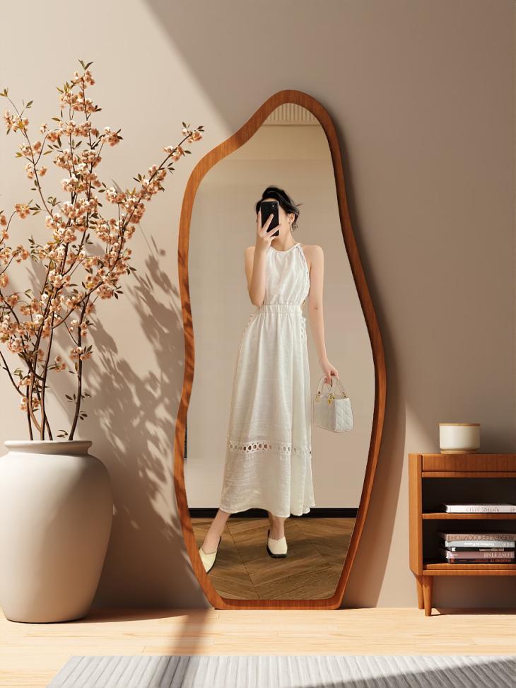 Robe Longue En Lin  | Robes Femme Femme blanc