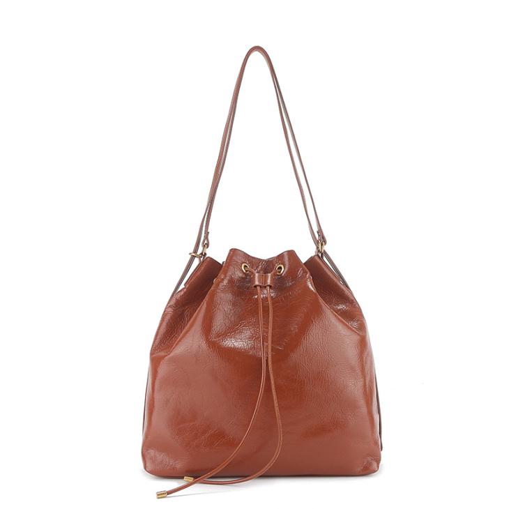 Sac Pumpkin Medium En Cuir Vernis  | Sacs Femme Accessoires Femme