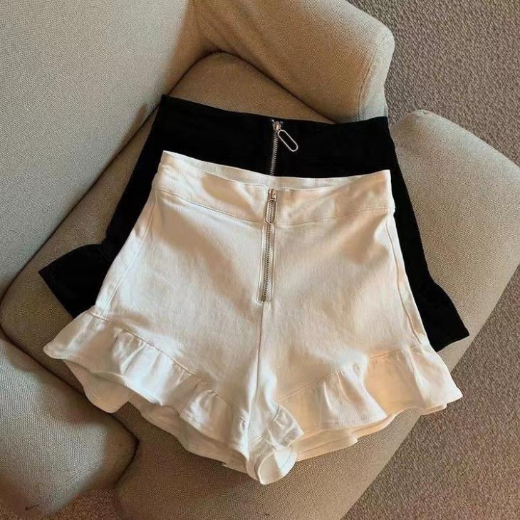 Short À Volants  | Jupes & Shorts Femme Femme Camel