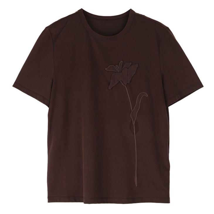 Tee-Shirt Oversize Fleur  | T-Shirts & Polos Homme Homme Chocolat