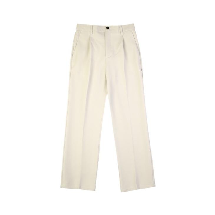 Pantalon En Lin Et Coton  | Pantalons & Jeans Homme Homme blanc