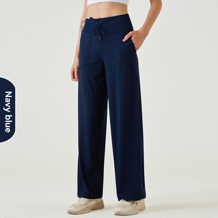 Pantalon Large  | Pantalons & Jeans Femme Femme Bleu marine