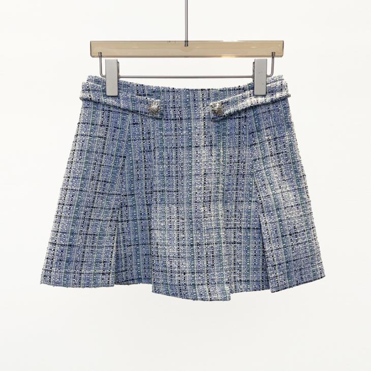 Short En Tweed  | Jupes & Shorts Femme Femme Bleu